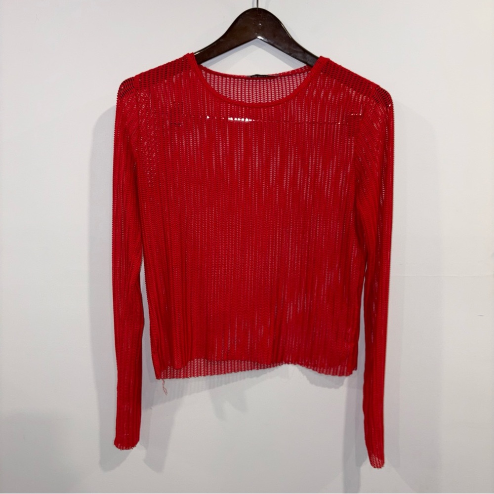 Zara Sheer Knit Top